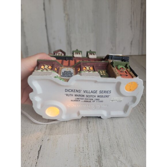 Dept 56 55859 Ruth Marion Scotch woolens village accessory xmas - Picture 8 of 9